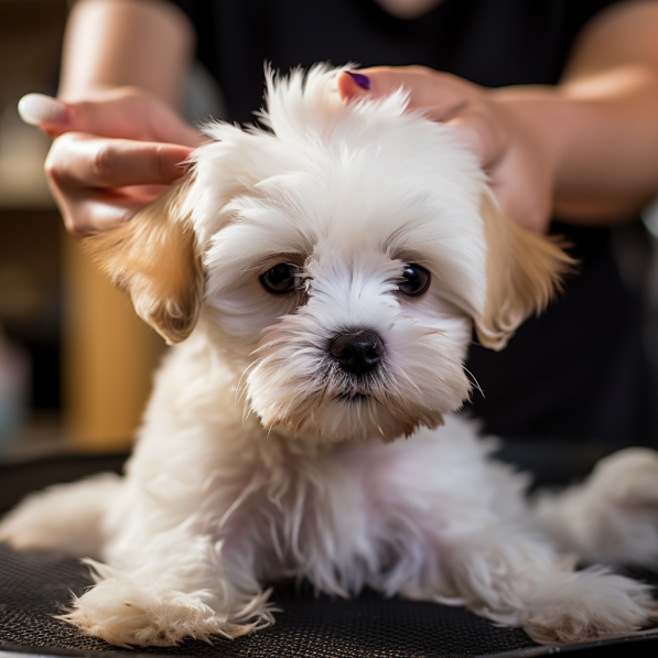 puppy being groomed checklist